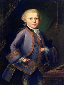 Mozart als Kind
