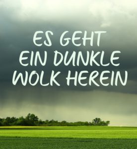 Liedbegleitung, Begleitung variieren, Melodiebegleitung, Melodie harmonisieren, Es geht ein dunkle Wolk herein, Volklied