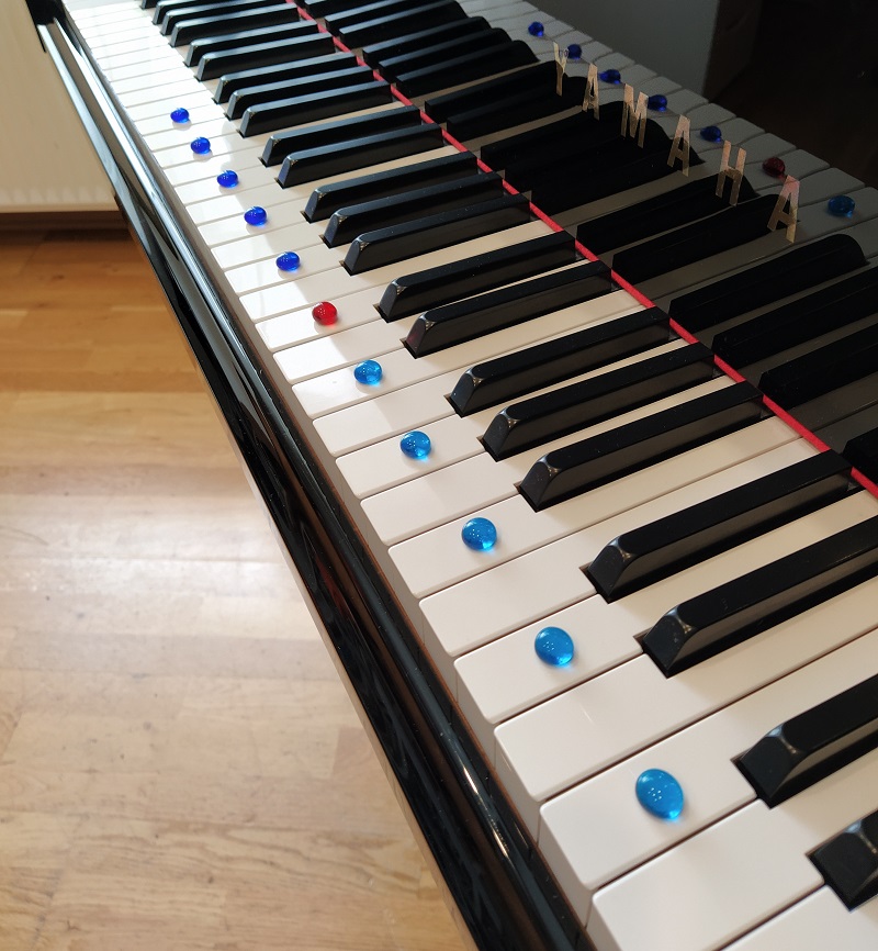 Schneller Sicherer Noten Lesen Linientone Auf Der Tastatur Markieren Der Zauberklavier Blog